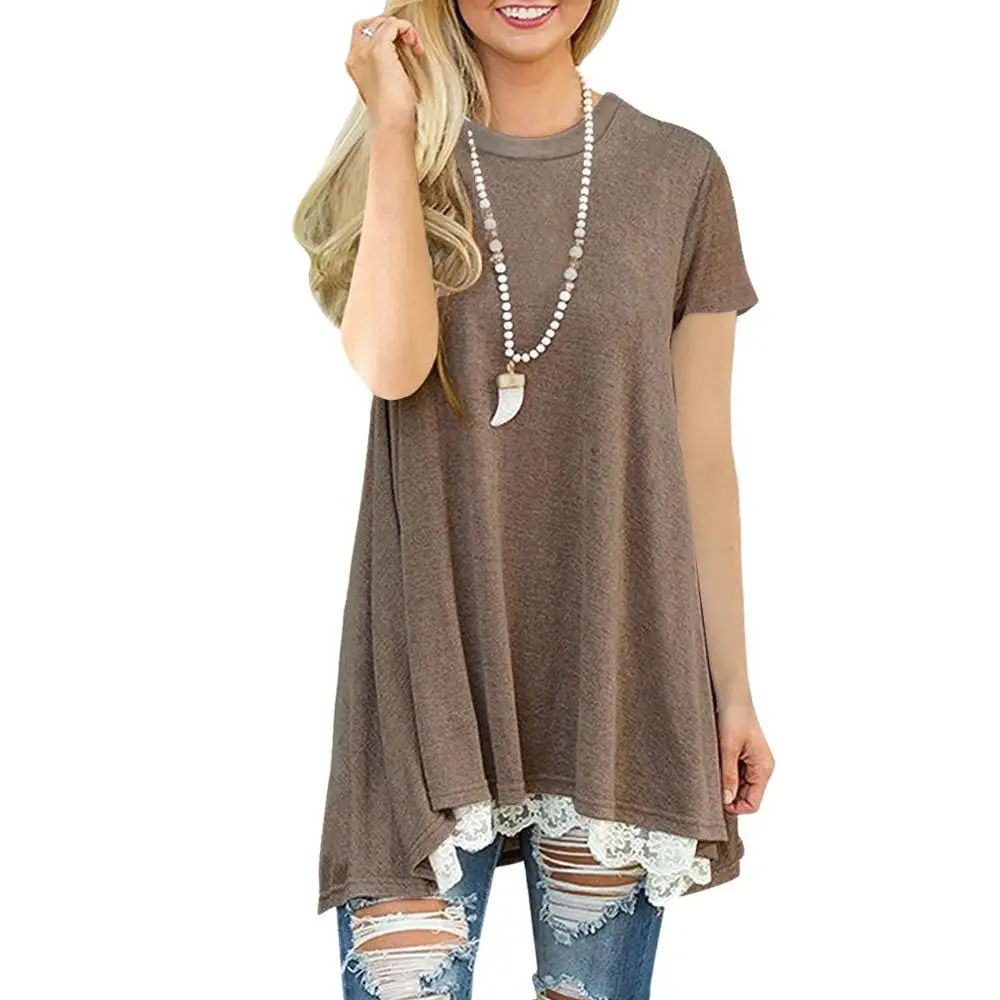

New arrival best seller short sleeve womens crew neck for womens black t shirt, As picture or customized make