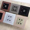 Different color panel CNC process 110V 220V hotel shaver socket