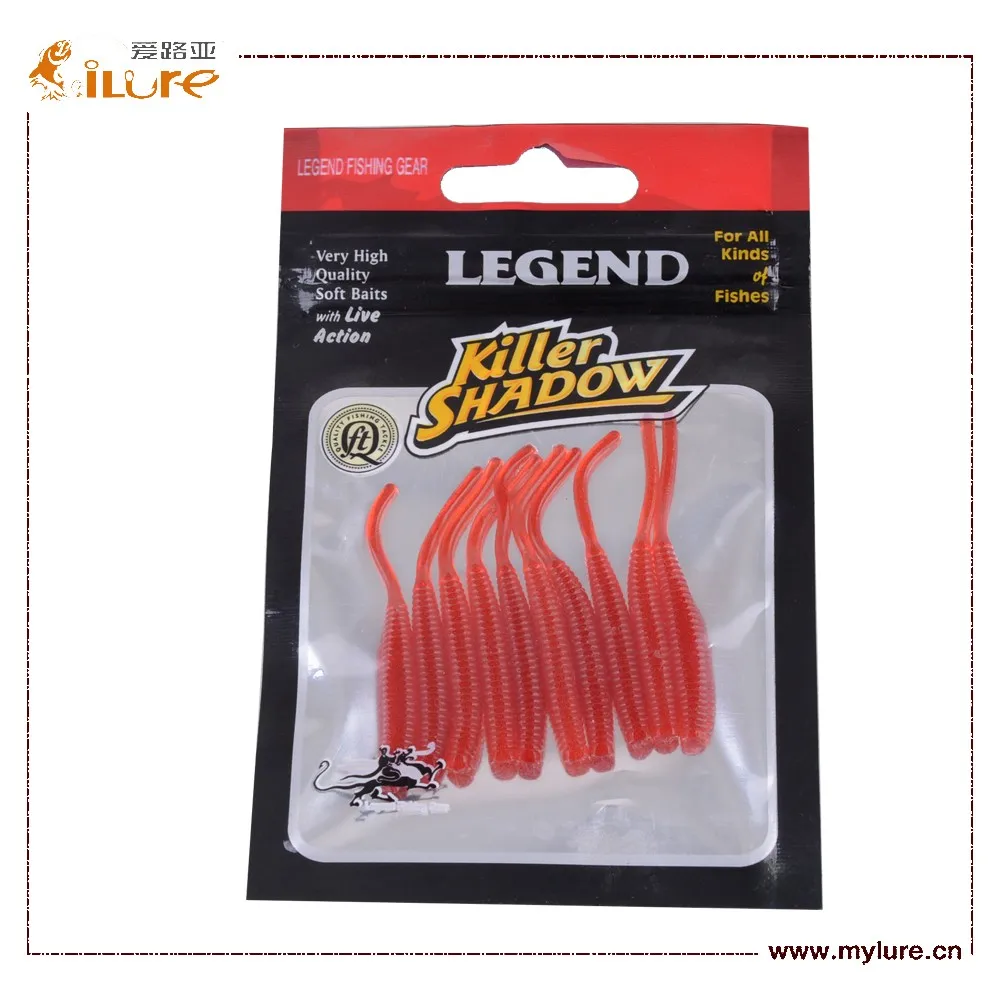 

Wholesale Clearance Goods Worm Soft Plastic Lures For Fishing, Multi color