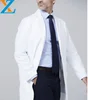 Unisex fit lab coat with long sleeve and customized embroidery coat with high quality