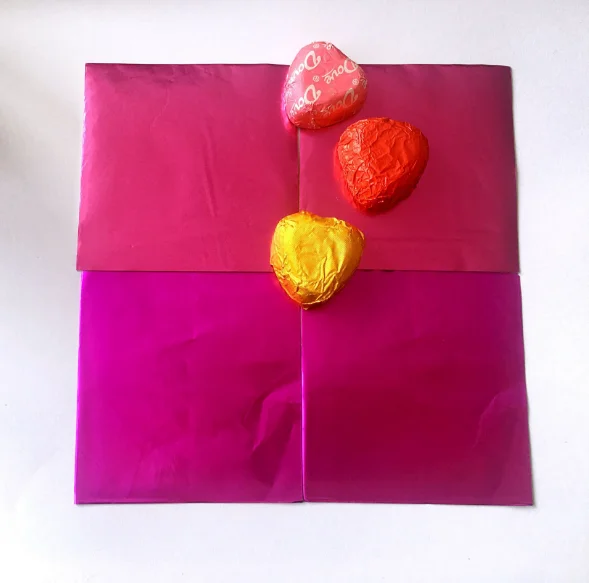 Soft tempered aluminum foil for heart chocolate wrapping