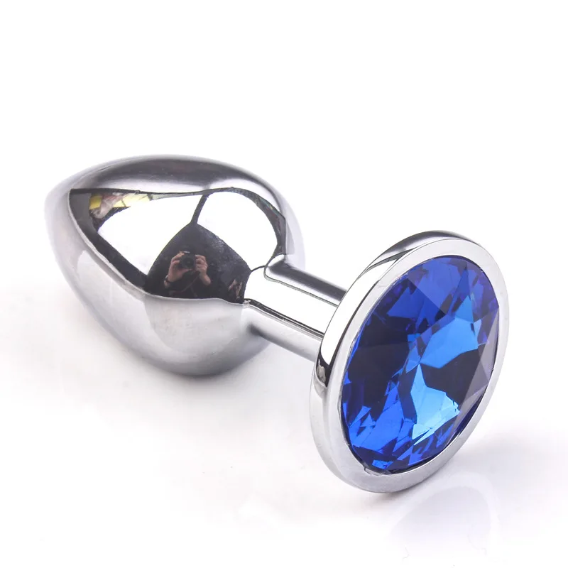china factory supply cheap adult sex toys   stainless steel  jewelry butt  anal Plug 