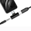 Earphone Audio Charging Cable Type C Dual Converter Splitter Adapter