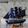China supplier hot selling wooden model boat decorative 20cm wooden boats