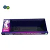 Custom make up paper display, counter top cardboard display for mascara cream, PDQ display with hooks/ pegs for hair accessories