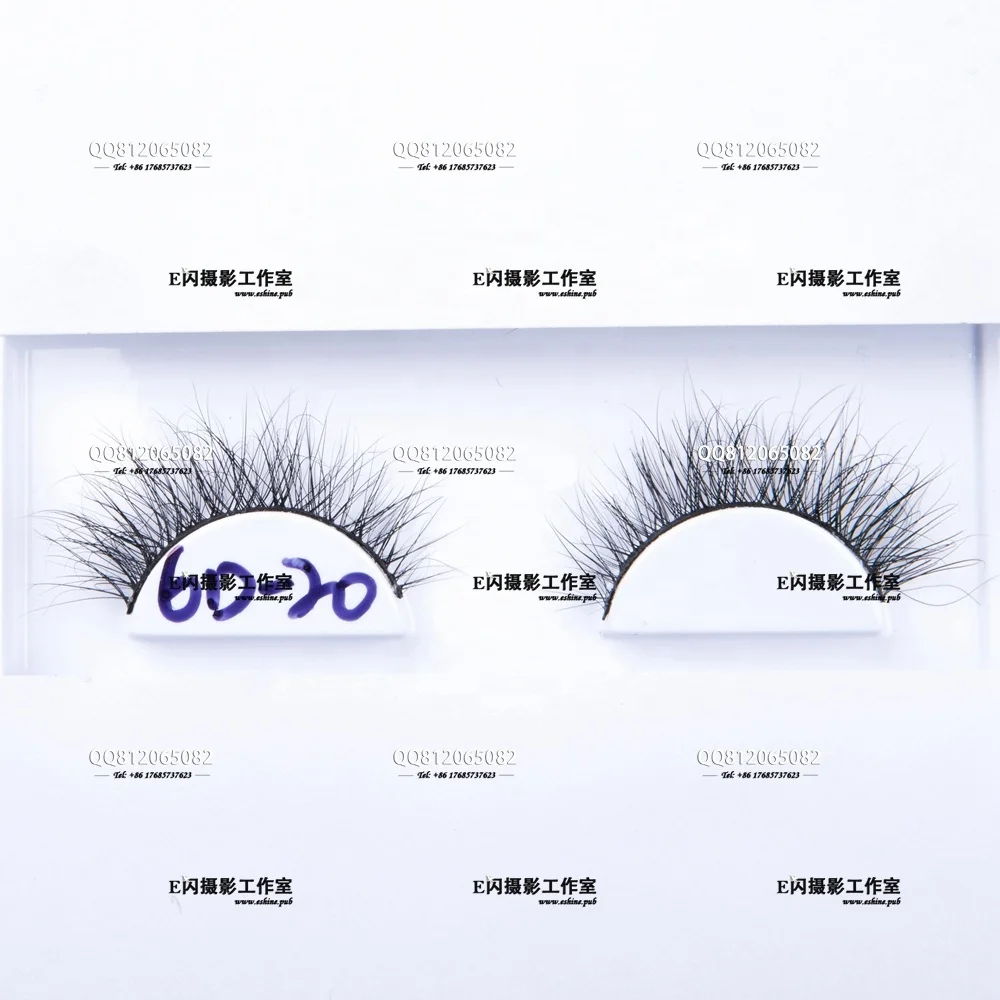 

6D20 100% 3D Mink Lashes Wholesale eyelashes mink private label bulk mink lashes, Natural black