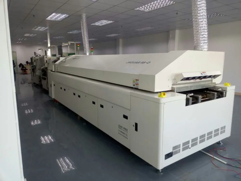High Quality Good Price Eight Heat Zones PCB Reflow Soldering Oven Machine