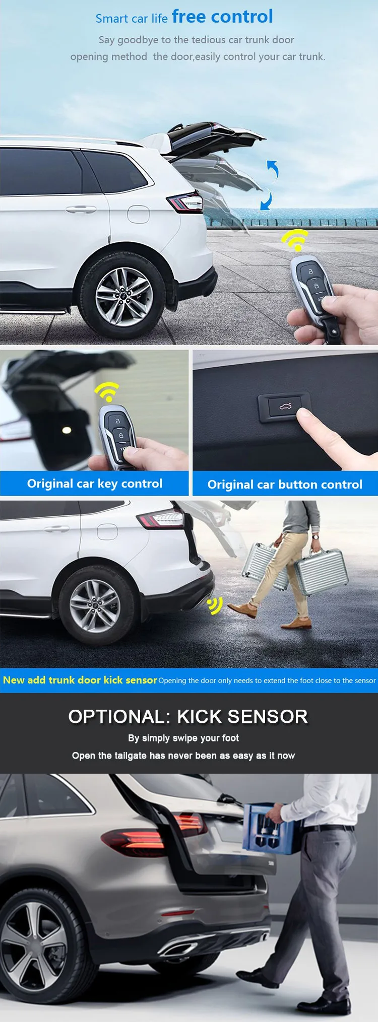 Power Tailgate Lift Electric Tailgate Auto Accessories Automatic Trunk