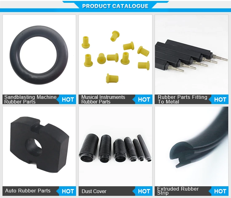 Customized square molded rubber bellows of silicone rubber