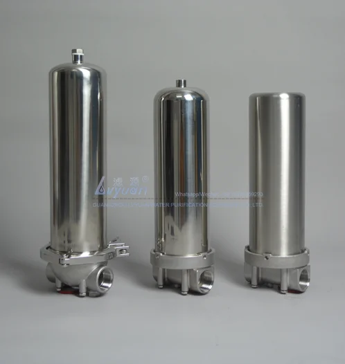 Lvyuan stainless steel cartridge filter housing wholesale for water Purifier