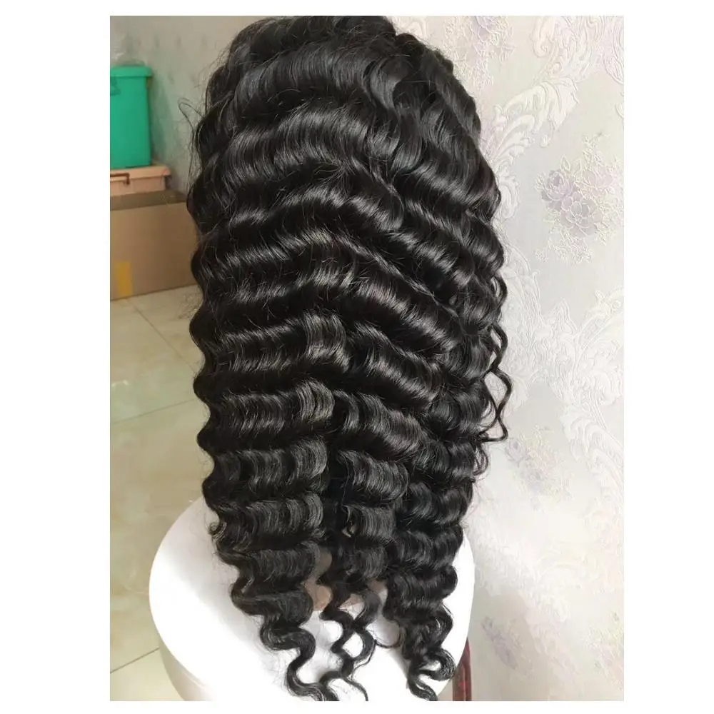

Wholesale price 10A 100 percent human hair full lace wig in stock