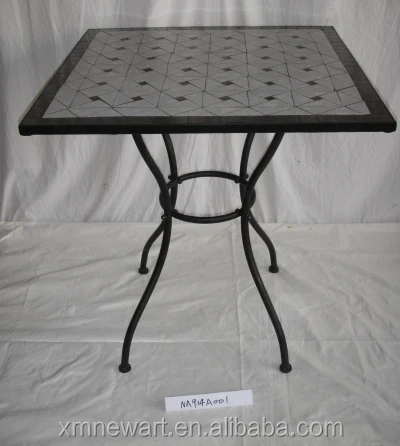 New Design Wholesale Metal Garden Furniture Greece Antique Mosaic
