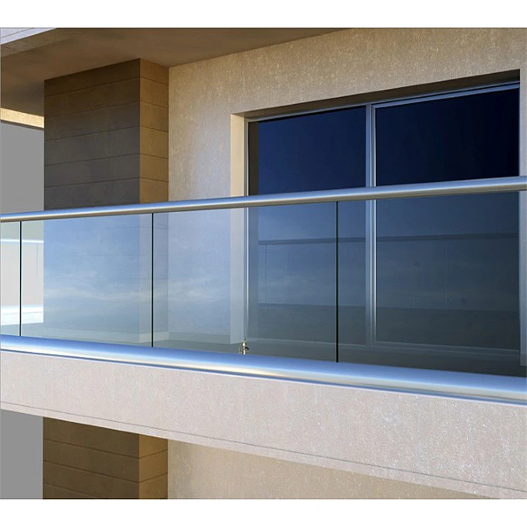 无框钢化玻璃栏杆阳台/楼梯支架玻璃扶手