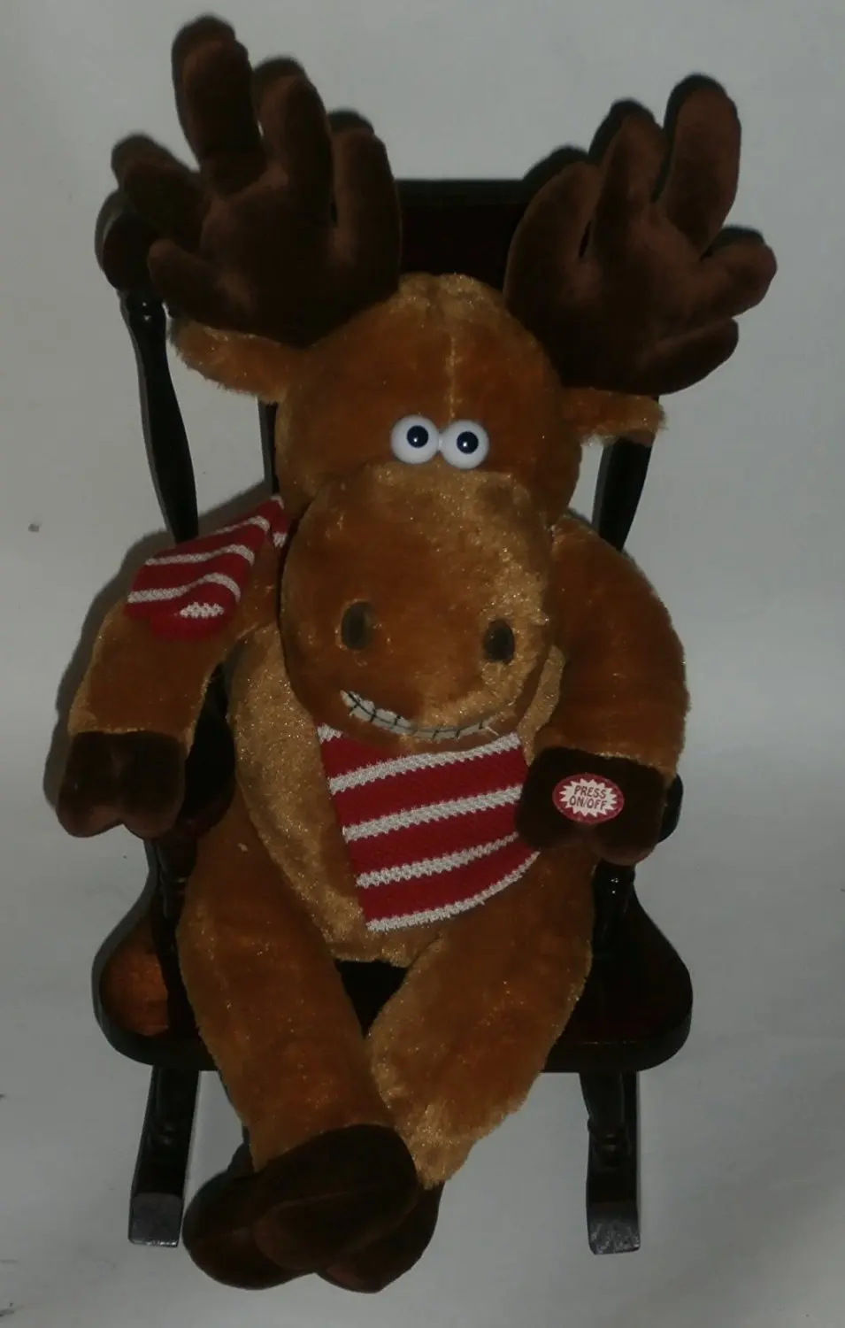 Buy Plush Animated Rocking Chair Reindeer Singing Grandma Got Run