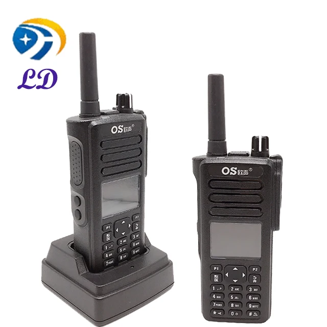 

OS Free platform walkie talkie 200km OS-8668 long range two way radio, Black