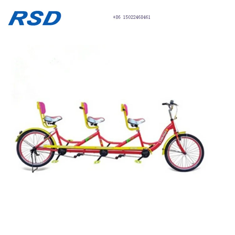 three seat tandem bike