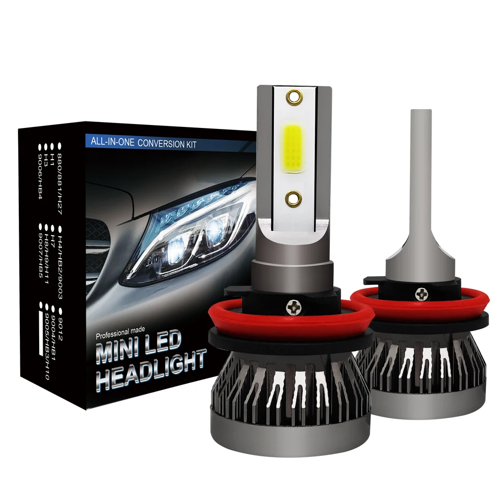 Hotsales New Design C6 Led H1 H7 H11 9005 9006 9012 Headlight Car Bulb 36W Bright 6000LM