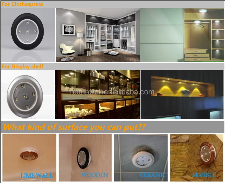 Homemates Led Wireless Under Cabinet Lights With Remote 6 Pk Where To Use 2 Jpg