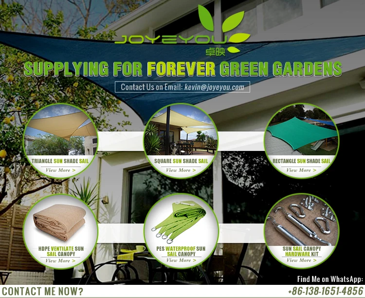 Outdoor Sun Shade Sail Cloth Carport Swimming Pool Canvas Balcony