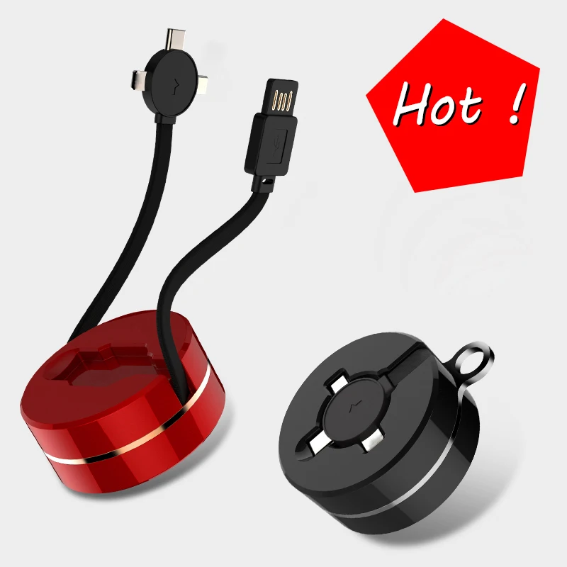 

Patent Multi Multiple USB 3IN1 Extension Retractable 3 In 1 USB Cable, White/black/blue/red/gold