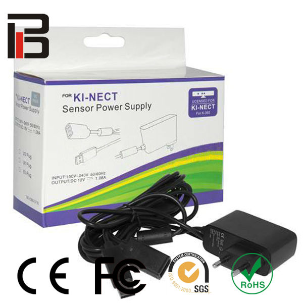 

Hot Kinect power adapter for xbox360 kinect ac power for kinect ac adapter, Black