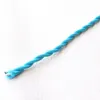 2*0.75 Copper Cloth Covered Wire Vintage Style Edison Light Lamp Cord Grip Twisted Fabric Lighting Flex Electric Cable