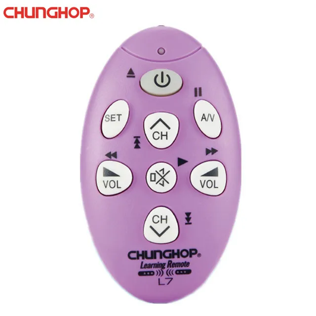 

Chunghop L7 Novel Design Learning Remote Control 7 Keys Free Learning Codes