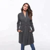 2018 Winter Ladies And Women Special Single Button Design Winter Long Dress Coats With Pockets