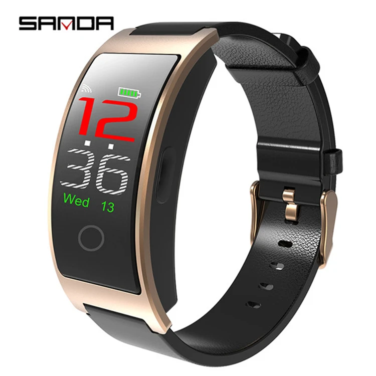 SANDA Bluetooth Smart Watch IP67 Waterproof Fitness Pedometer Sports Watches Men Women Smartwatch Smart Wristband Wristwatch
