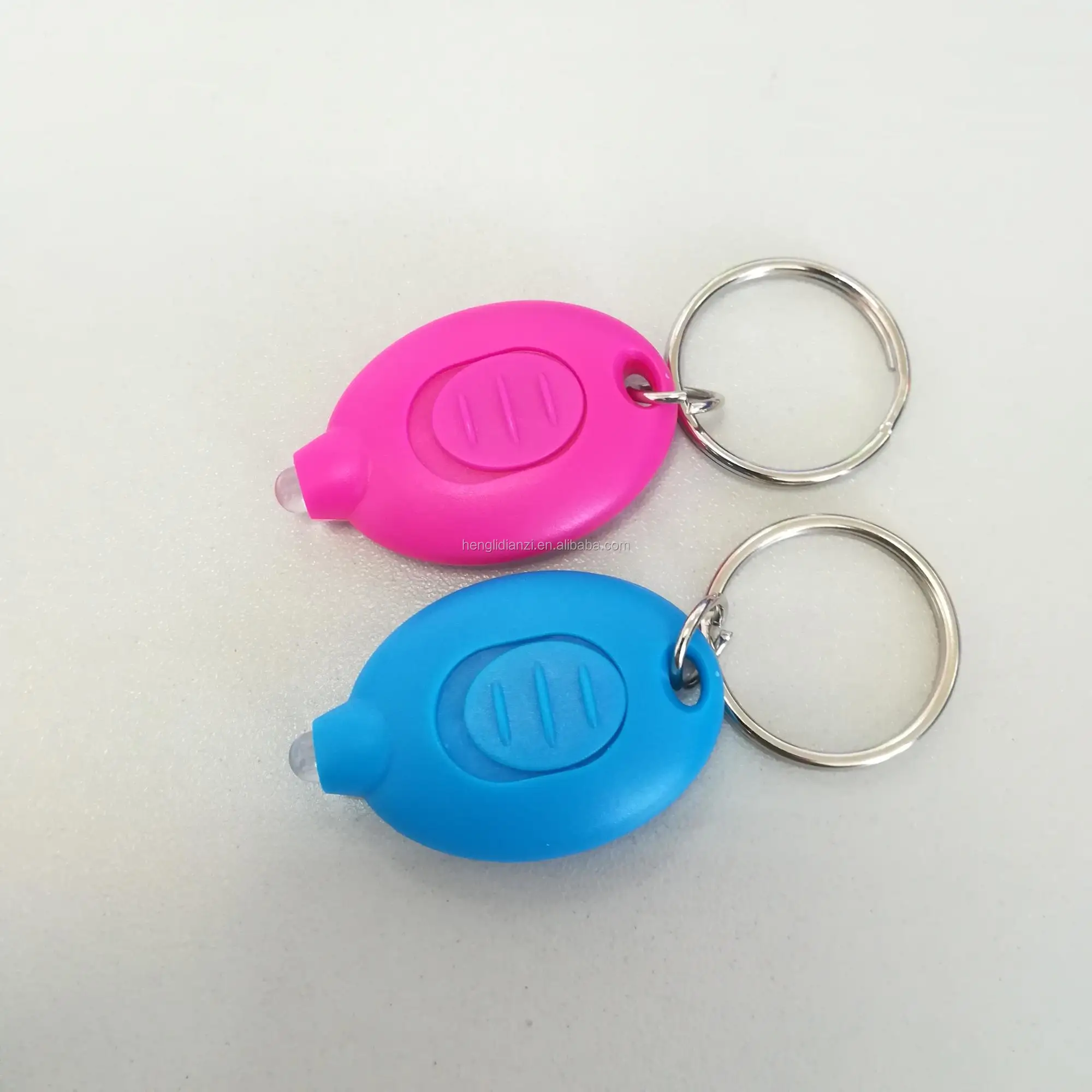 White & Uv Led Keyring Light Mini Led Flashlight Keychains Cute Car Key
