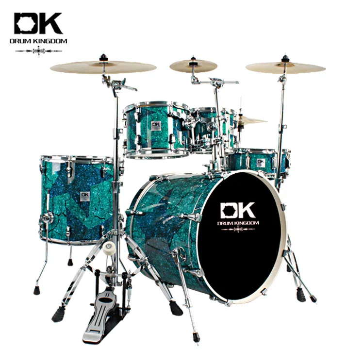 

New design musical percussion drums 7 pieces available adult acustic drum set for sale