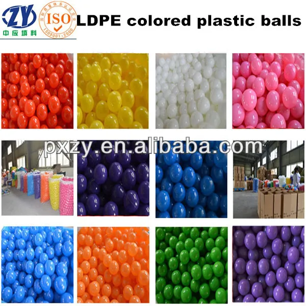 
Excellent Quality Factory Sell LDPE colored plastic balls 