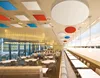 pop hall ceiling design acoustic suspended decorative wall panels