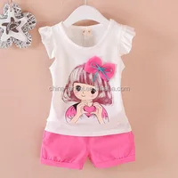 

Infant clothes suit 1 to 3 years old baby clothes 95% Cotton summer suit