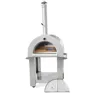stainless steel pizza oven wood fire for outdoor