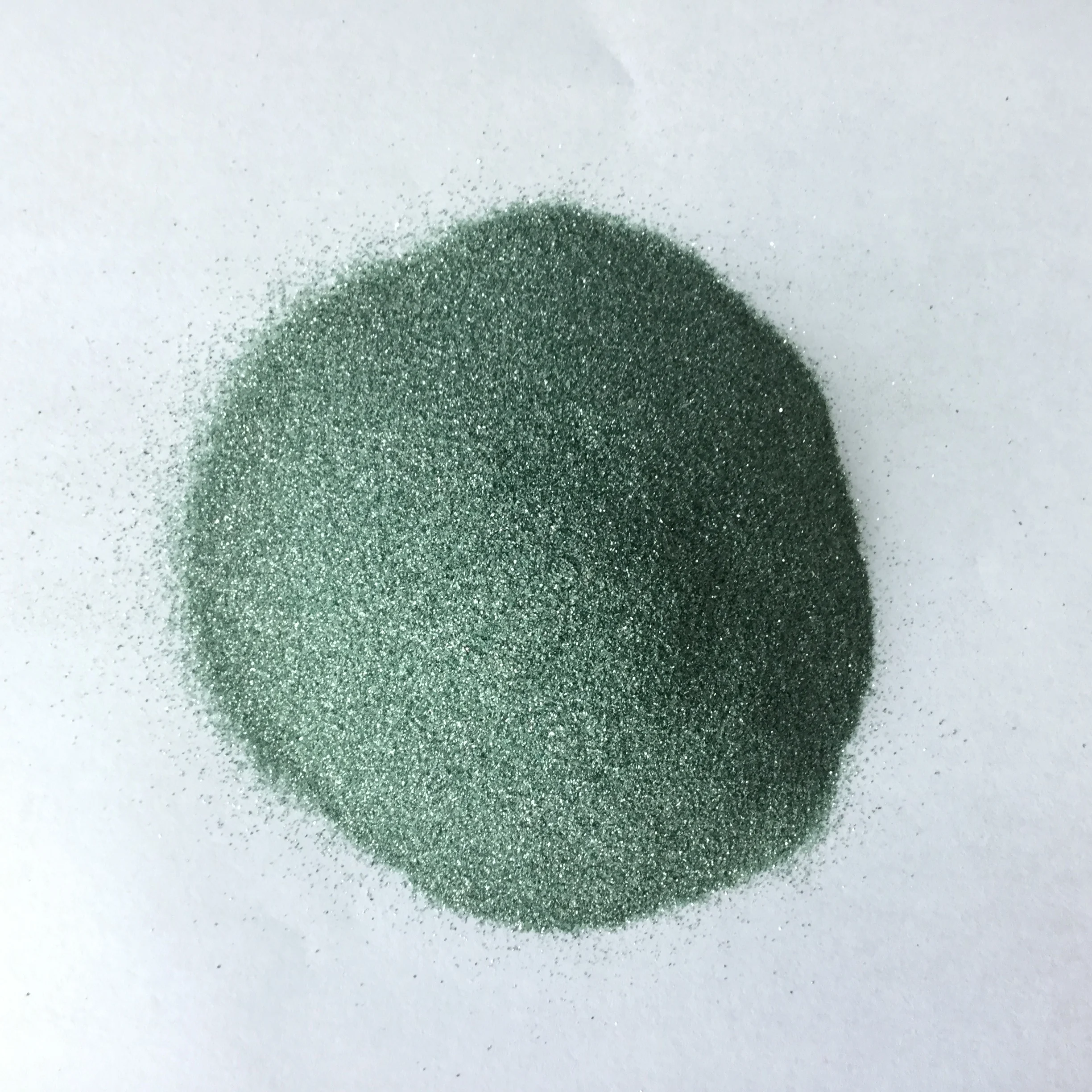 China hot sale green silicon carbide /green nicalon grains 80# 100# for sandblasting