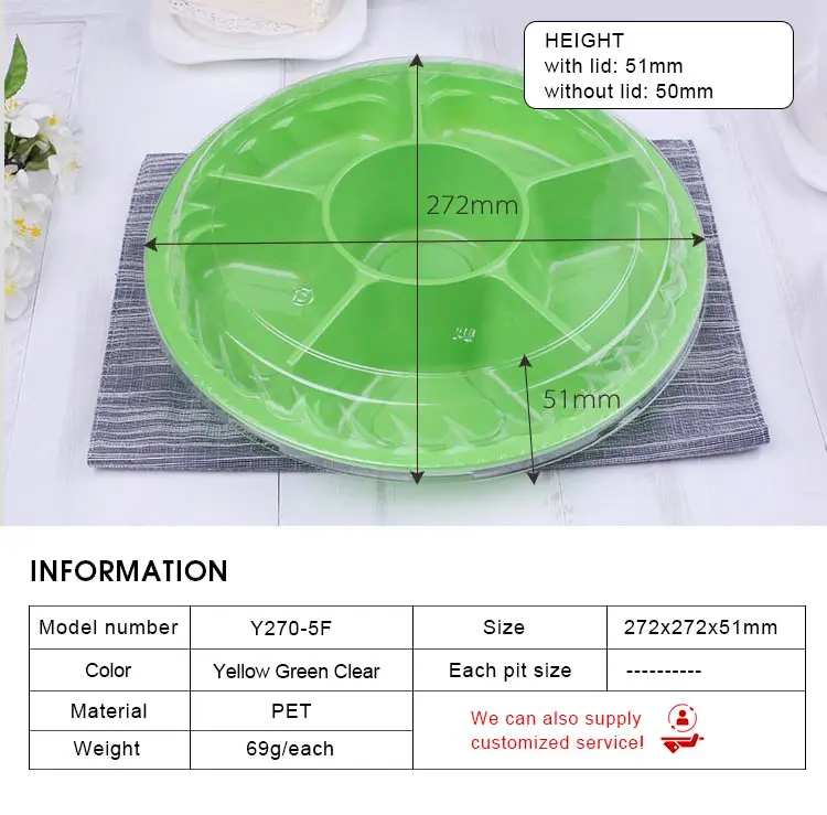 Disposable Round Plastic Fruit Tray With Dividers Buy Plastic Tray