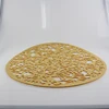 Round laser cut felt placemat hot selling in Amazon