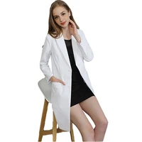 

100% Cotton White Thicker Doctor's Nurse Uniform Lab Coat Hospital Gown Medical University Lab Coat