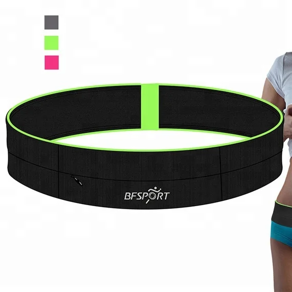 

Colorful Fashion Three Pocket Universal Waterproof Elastic Fitness Flip Running Waist Belt, Customized color