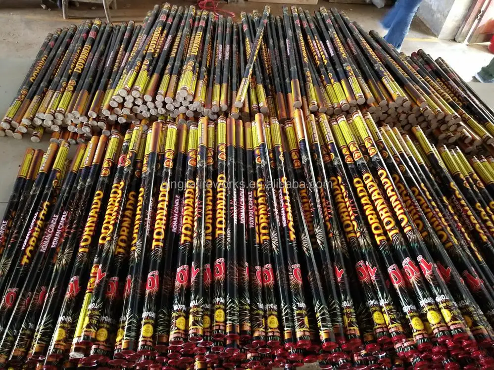 Roman Candle Handheld Fireworks Magic Outdoor Hot Sell Christmas