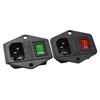 AC Power Socket With Switch & Fuse & Lamp