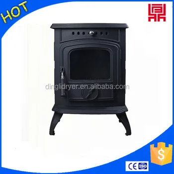 Light Real Flame Imitation Burning Wood Stove With Cast Iron