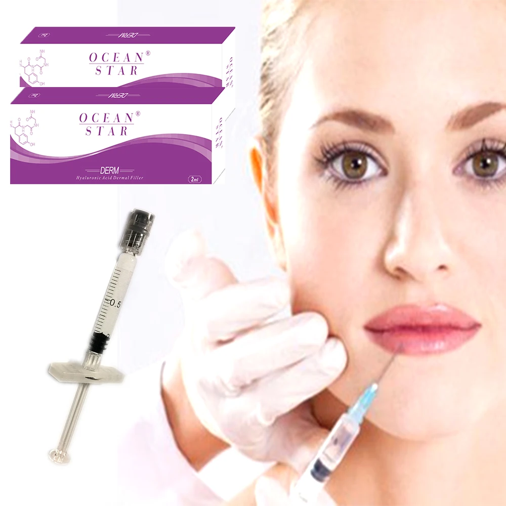 

2019 fino Cross linked Hyaluronic acid  Derm precio, Purple