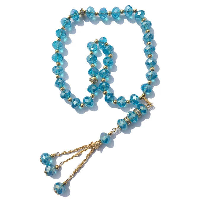 

fashion crystal islamic rosary with tassel  prayer beads, Mix colors