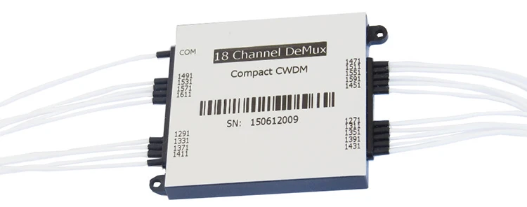 18CH Compact Coarse Wavelength Division Multiplexer CCWDM MUX DEMUX