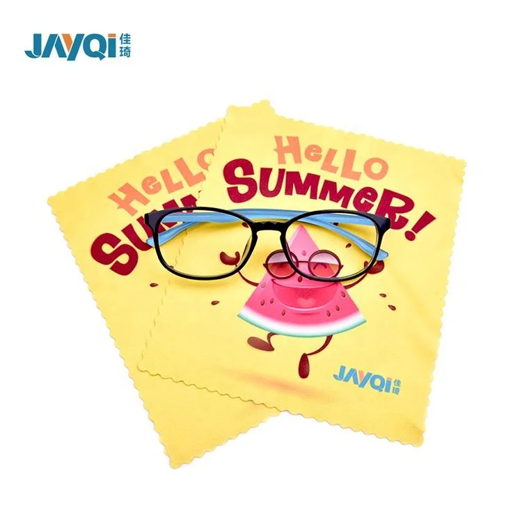 

silk screen printed sunglasses cloth for cleaning glasses