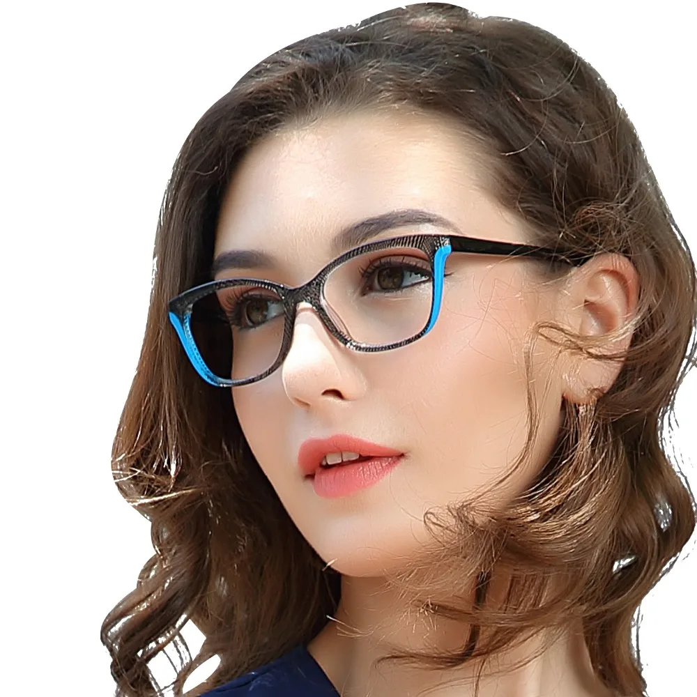

stylish spectacle clear foldable acetate latest women fashion cheap computer prescription anti blue ray blocking light glasses