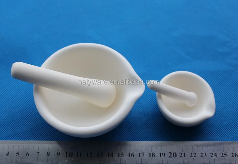 6cm 8cm 10cm 13cm 15cm 16cm Lab Use High Alumina Ceramic Mortar