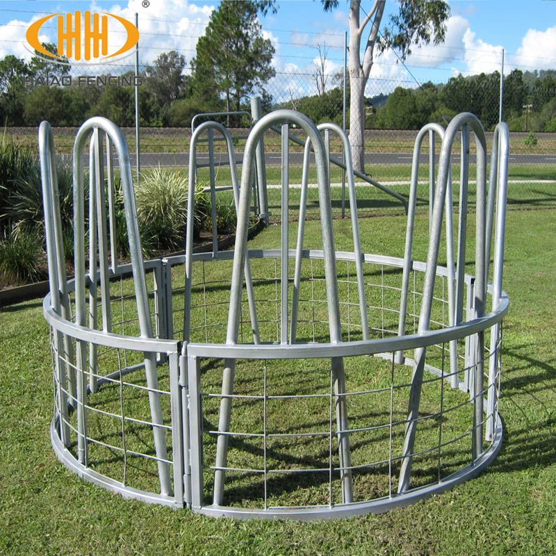 Sheep Goat Round Bale Feeder View Round Bale Feeder Haiao
